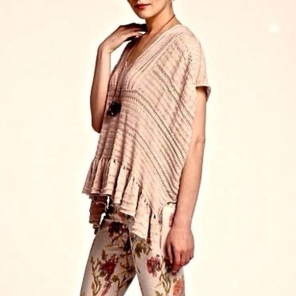 Anthropologie Yellow Bird Carolina Crotchet Poncho - Picture 1 of 6